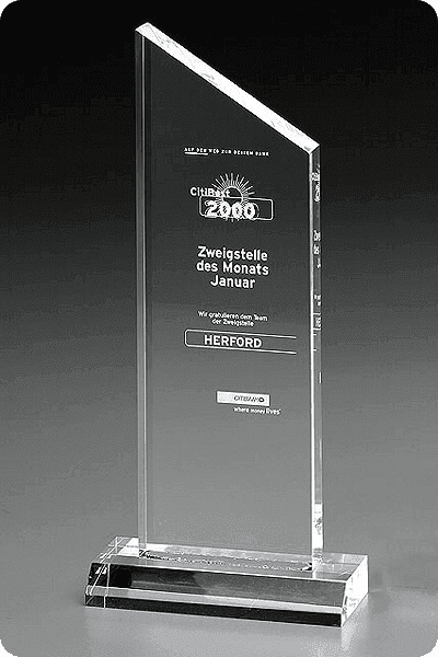 Glass award -  GLA0976